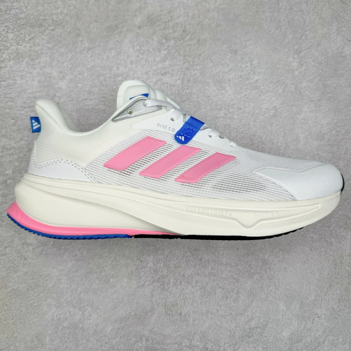 Adidas Sneakers Supernova Rise 5.0 Running Shoes — Pink and white