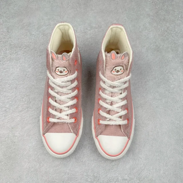 Unbranded Sneakers High-Top Canvas with Fuzzy Trim product detail image 19