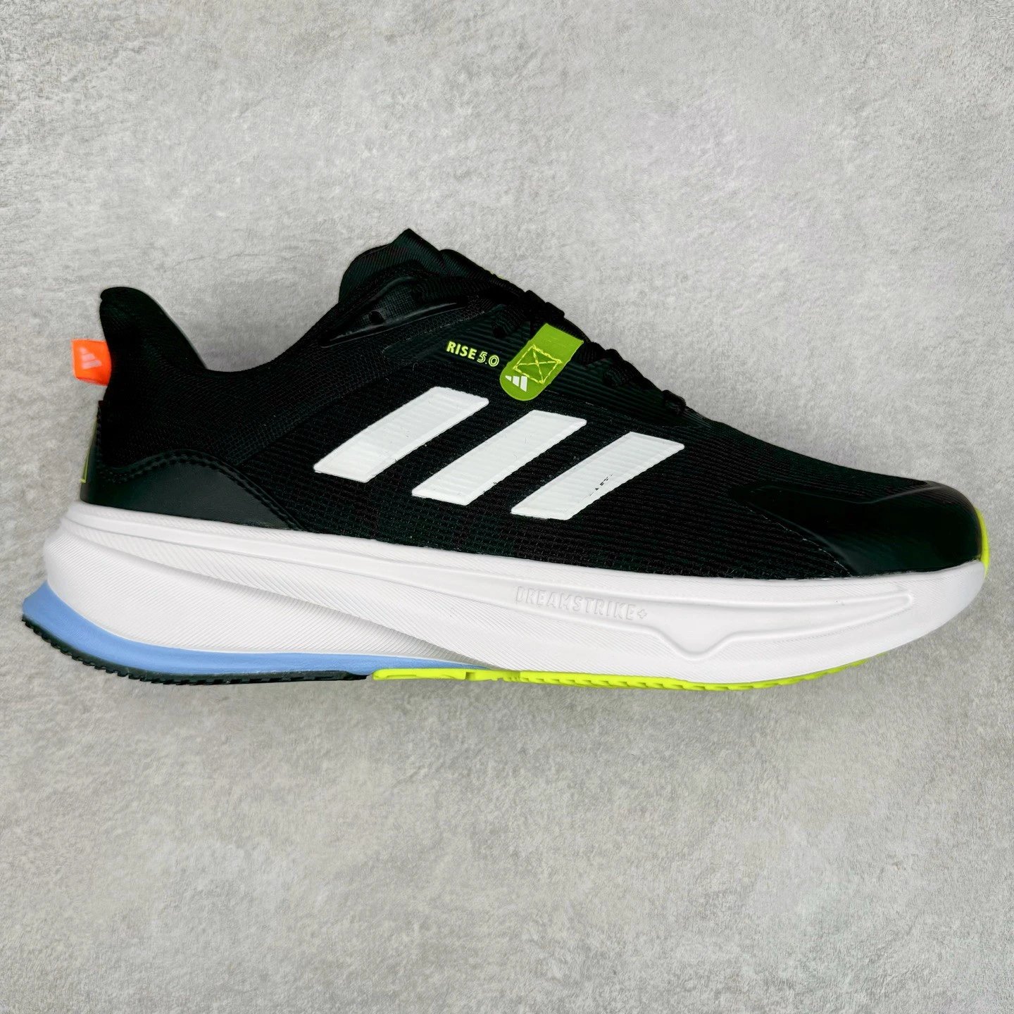 Adidas Sneakers Supernova Rise 5.0 Running Shoes — Black, white, and blue