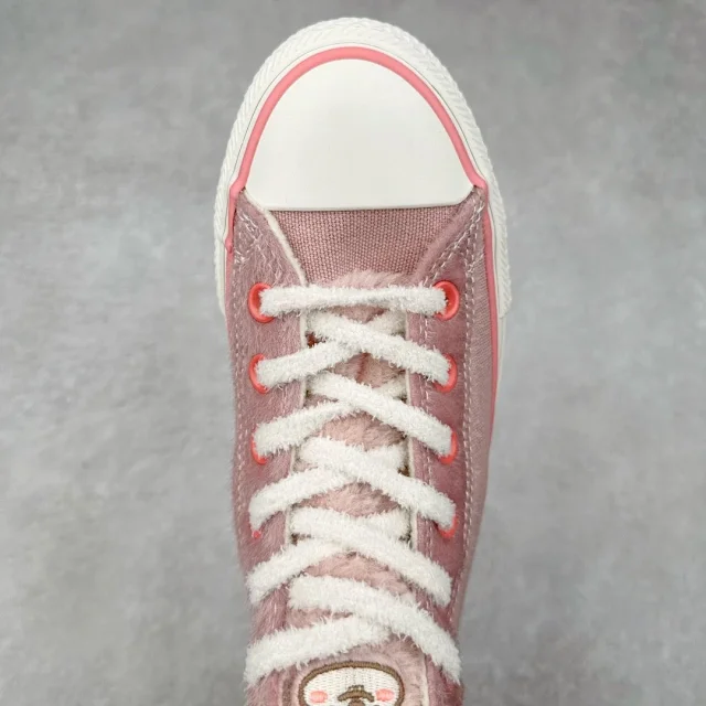 Unbranded Sneakers High-Top Canvas with Fuzzy Trim product detail image 21