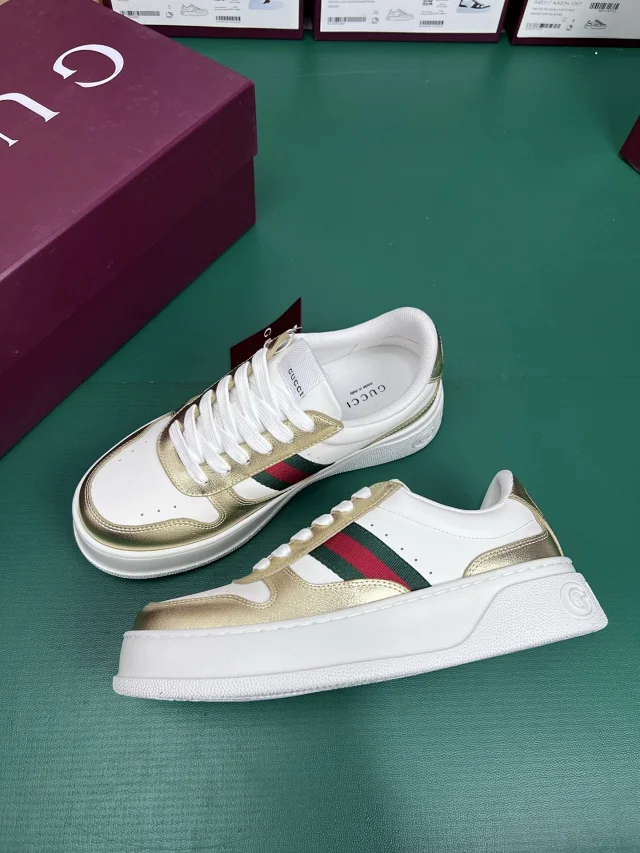 Gucci Sneakers Platform with Web Stripe product detail image 18