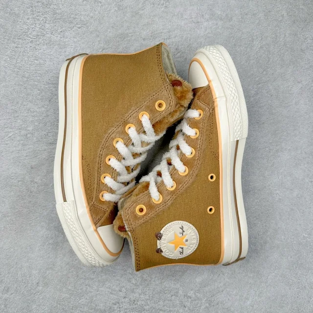 Unbranded Sneakers High-Top Canvas with Fuzzy Trim product detail image 28