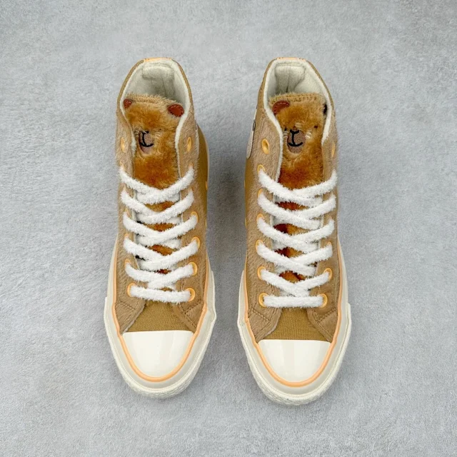 Unbranded Sneakers High-Top Canvas with Fuzzy Trim product detail image 27