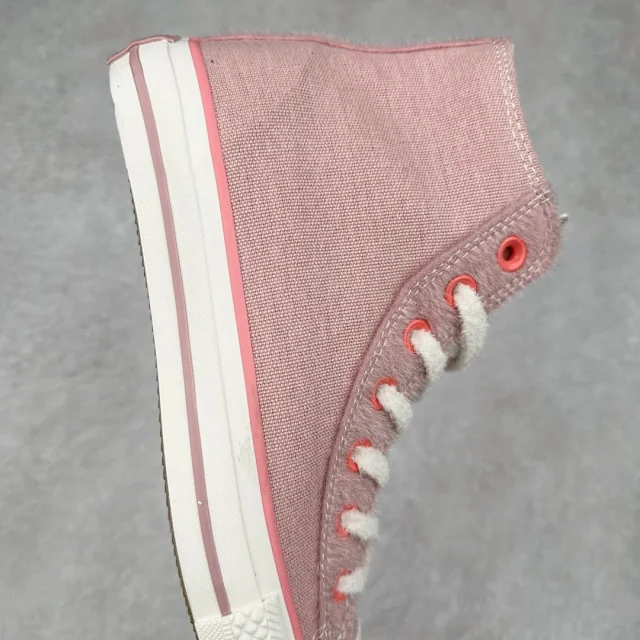 Unbranded Sneakers High-Top Canvas with Fuzzy Trim product detail image 23