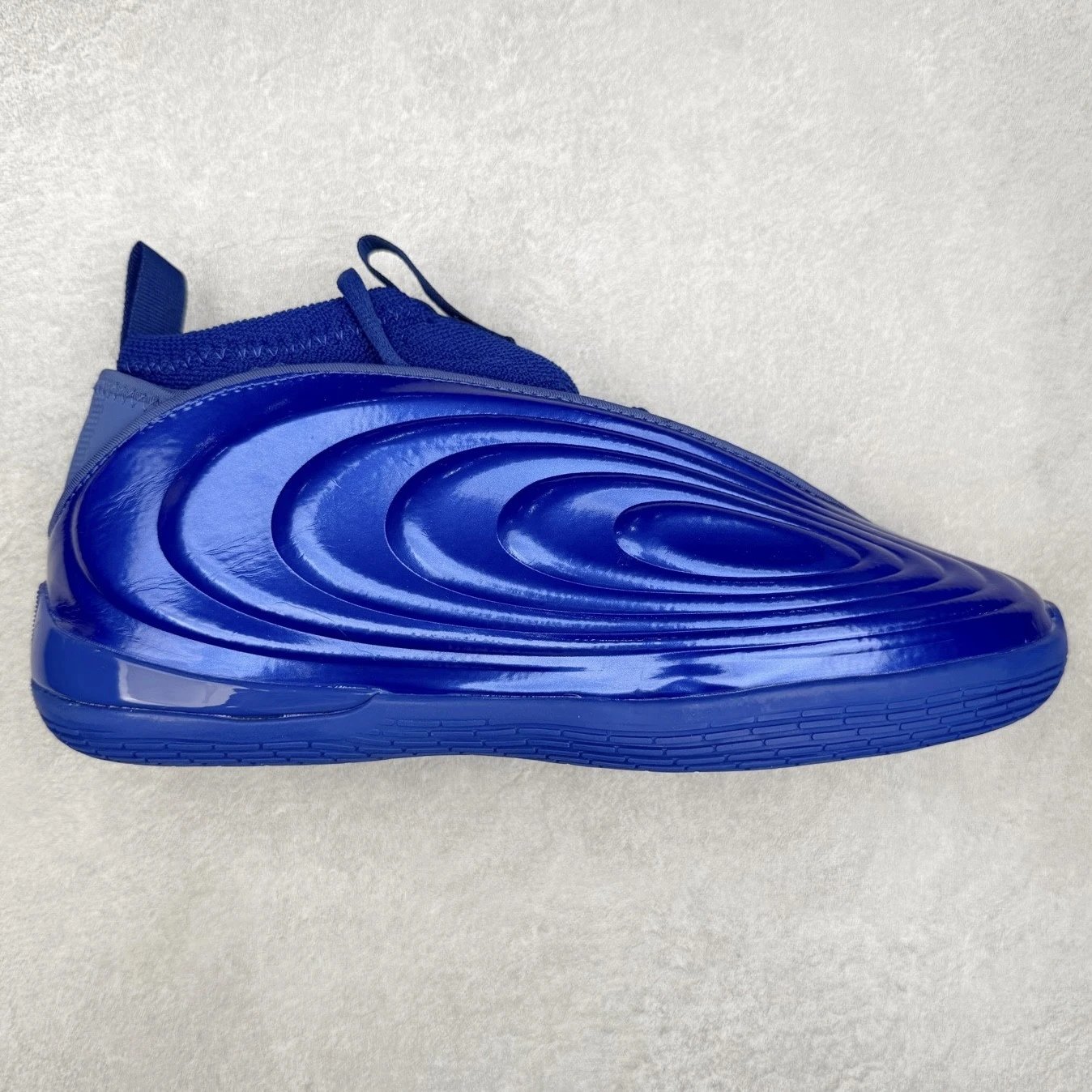 Unbranded Sneakers Laceless knit basketball with sculpted concentric upper — Blue