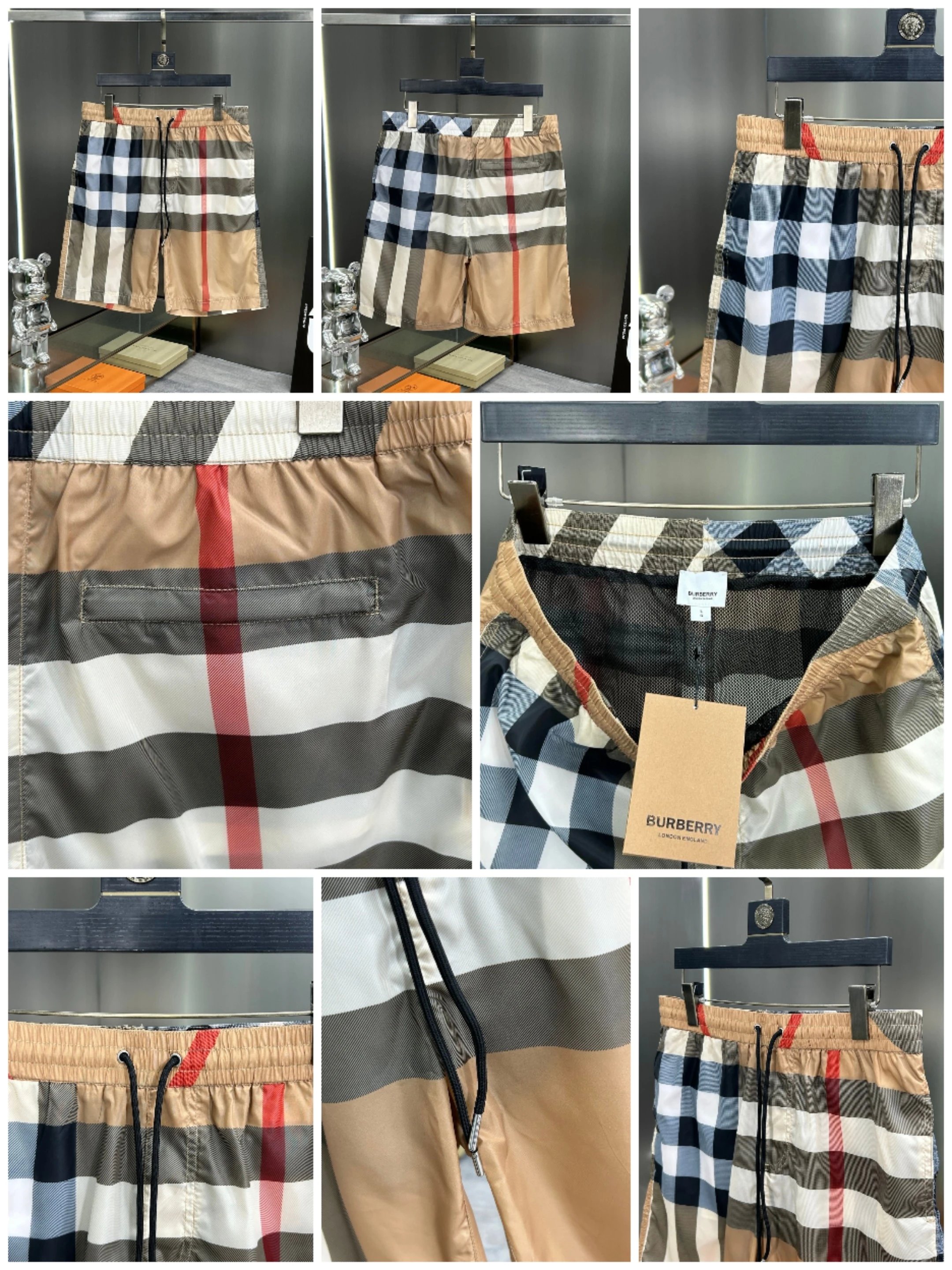 The latest shorts and beach pants are essential for beach travel. They are in stock all year round and custom-made with original hardware! The upper body effect is super positive, and the leg lines are fully highlighted. The imported quick drying fabric with tight and delicate texture is supplied to all customers, lined with mesh, making the upper body very comfortable and stylish, and extremely practical to wear