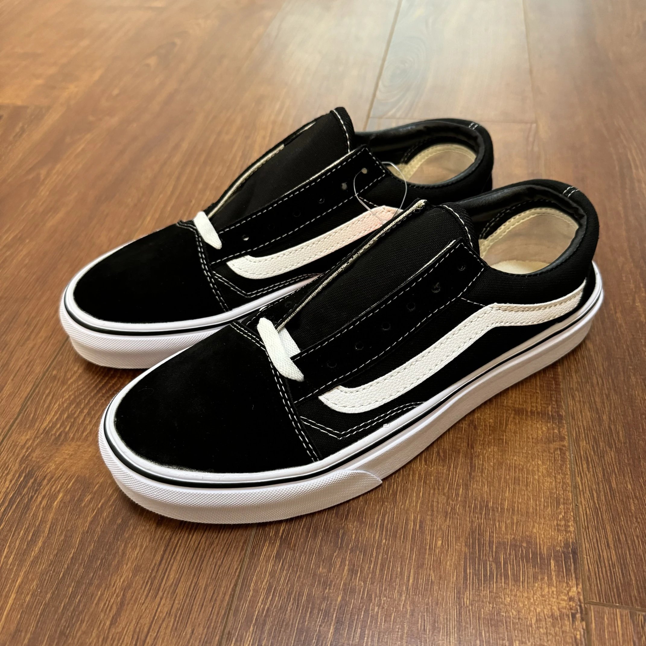 [First Week Special Kenijima Same Style] Vans Old Skool Series Black Suede Low Top 085