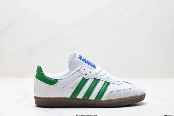 Adidas Originals Samba Classic Black White Brown Sneakers - 9