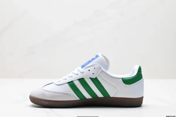 Adidas Originals Samba Classic Black White Brown Sneakers - 11