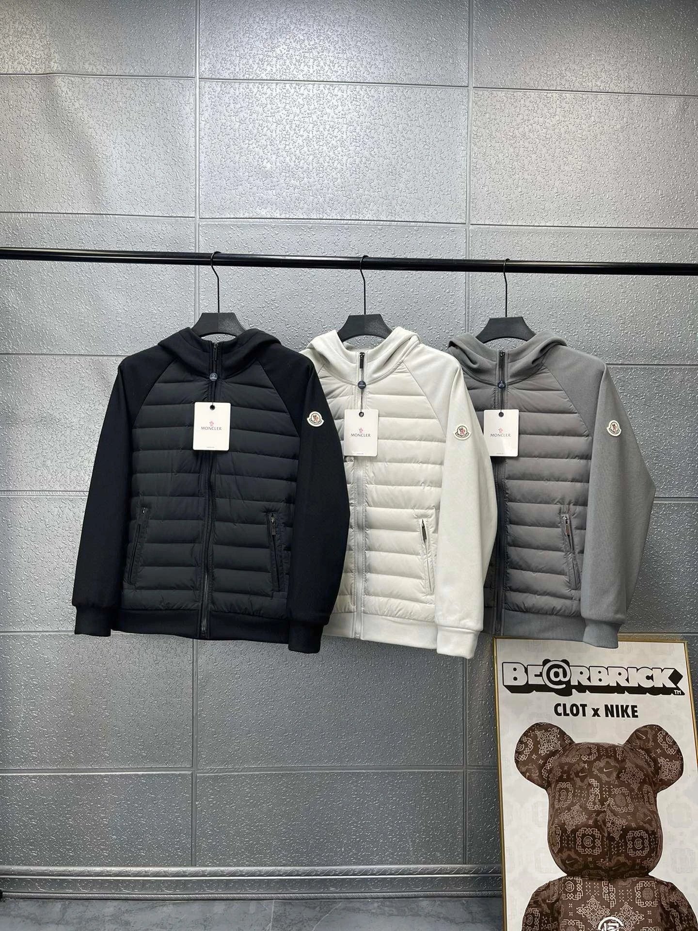 秋冬新款男女同款连帽羽绒服外套 - 133981