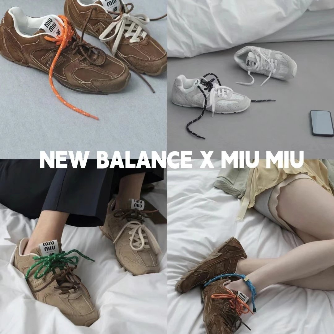 New Balance x MIU MIU NB 530 Non-Slip Durable Low-Top Lifestyle Sneakers Collaboration