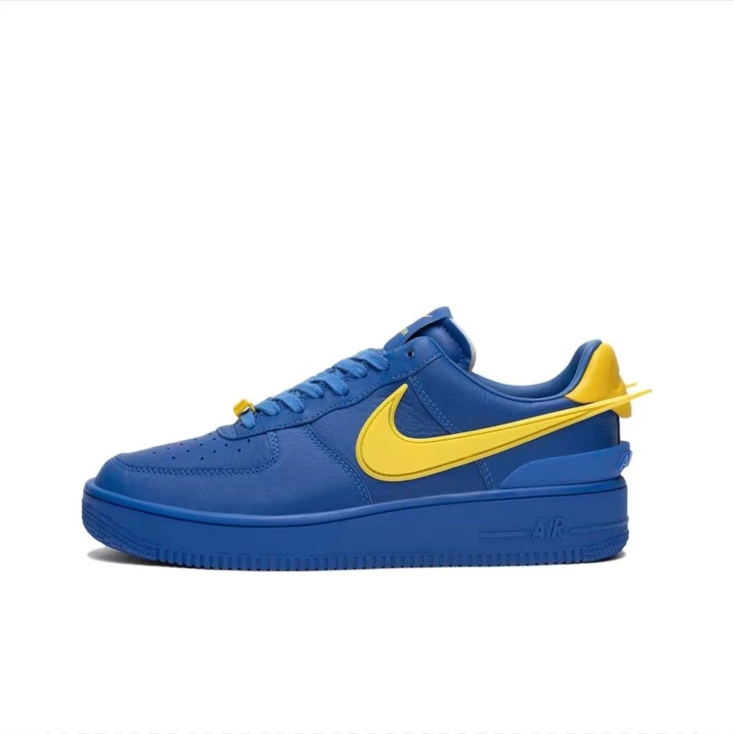 Blue/Yellow Large Swoosh