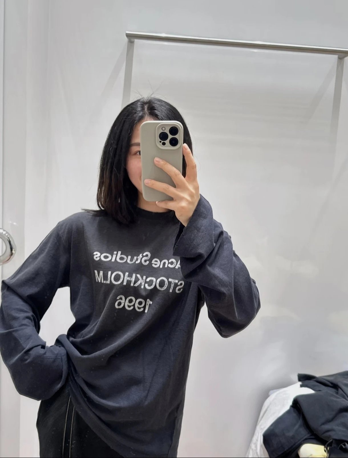 HFsMade Acne 1996 Collection Linen Cotton Long Sleeve Shirt - Black (In Stock)
