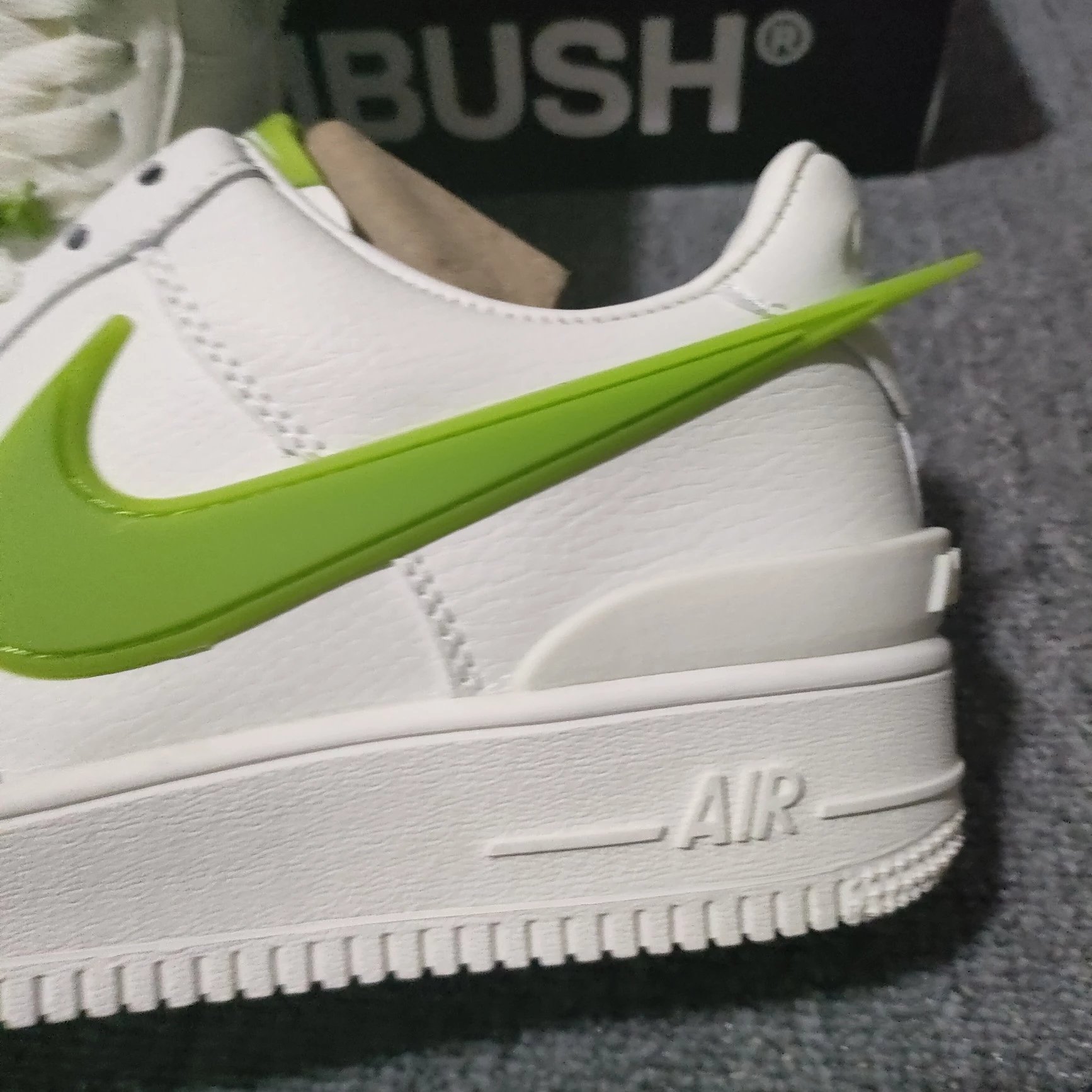 Nike Air Force 1 Low White Lime Green Sneakers - 65