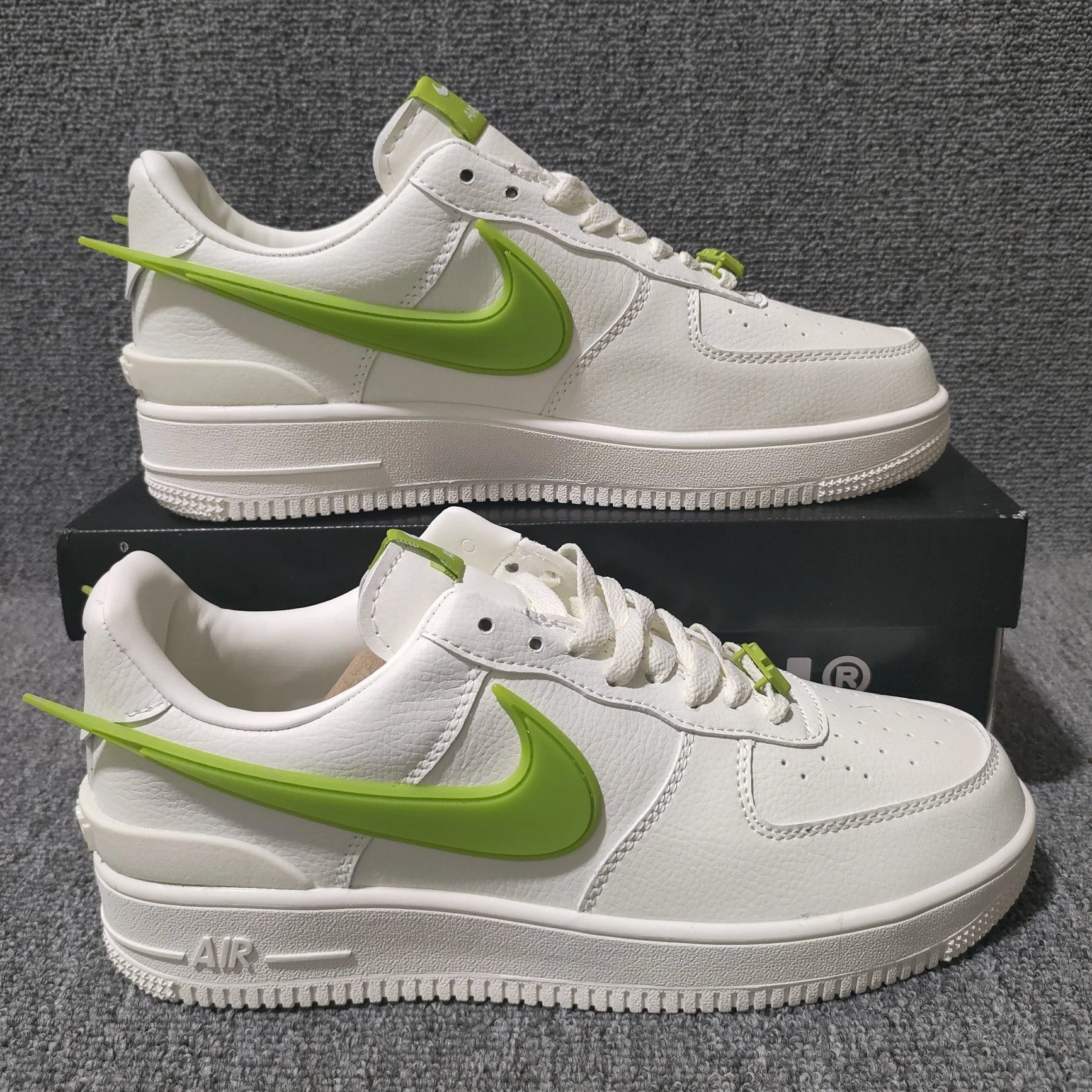 Nike Air Force 1 Low White Lime Green Sneakers - 58