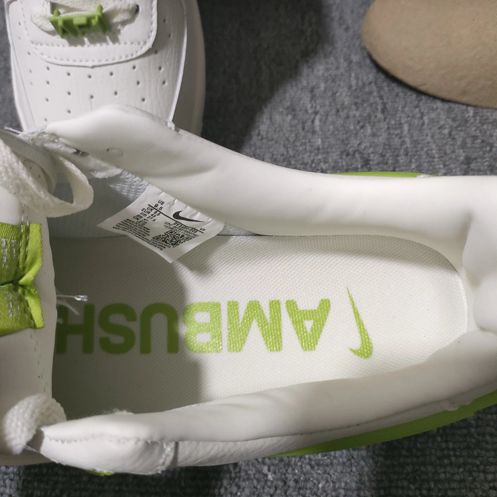 Nike Air Force 1 Low White Lime Green Sneakers - 66