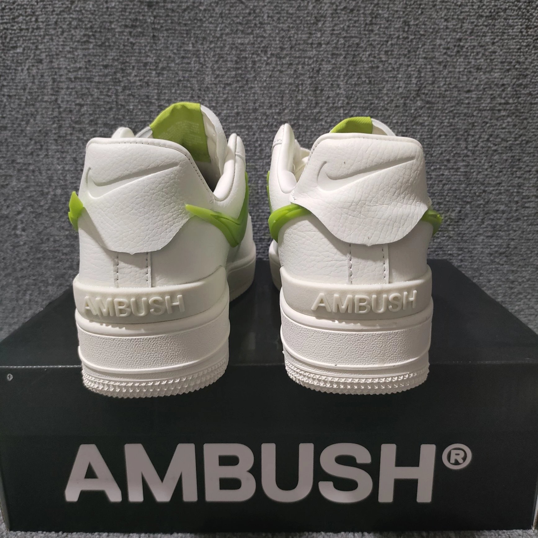 Nike Air Force 1 Low White Lime Green Sneakers - 60