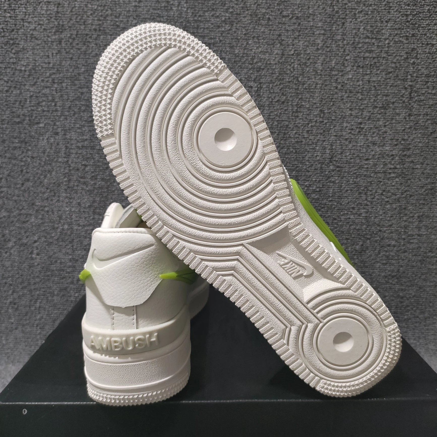 Nike Air Force 1 Low White Lime Green Sneakers - 61