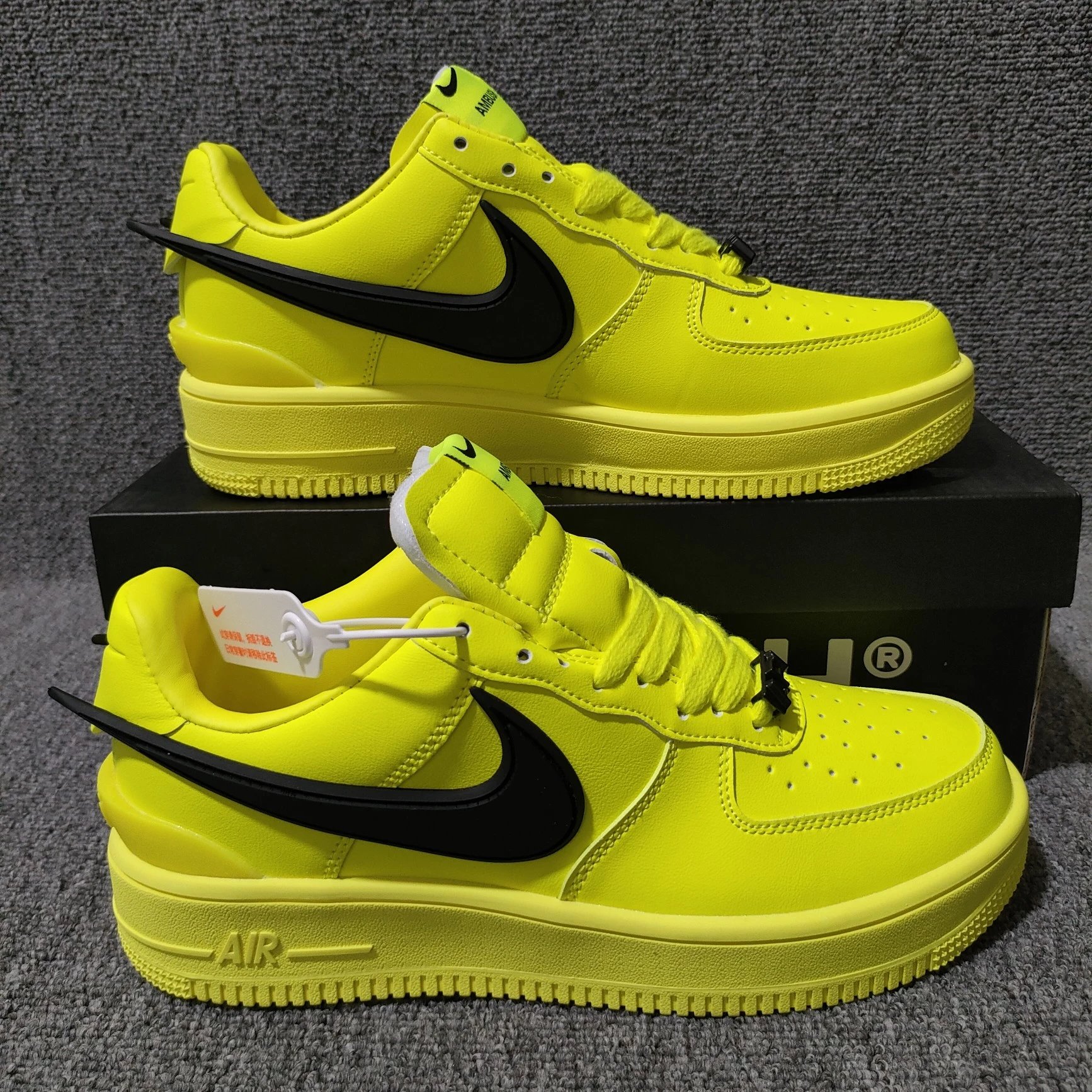 Nike Air Force 1 Low White Lime Green Sneakers - 51