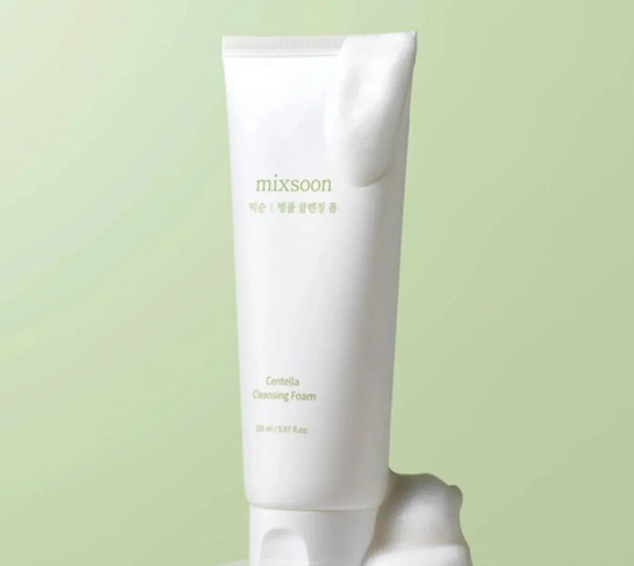 MIXSOON积雪草洗面奶控油祛痘深层清洁面部温和洁面乳保湿150ml