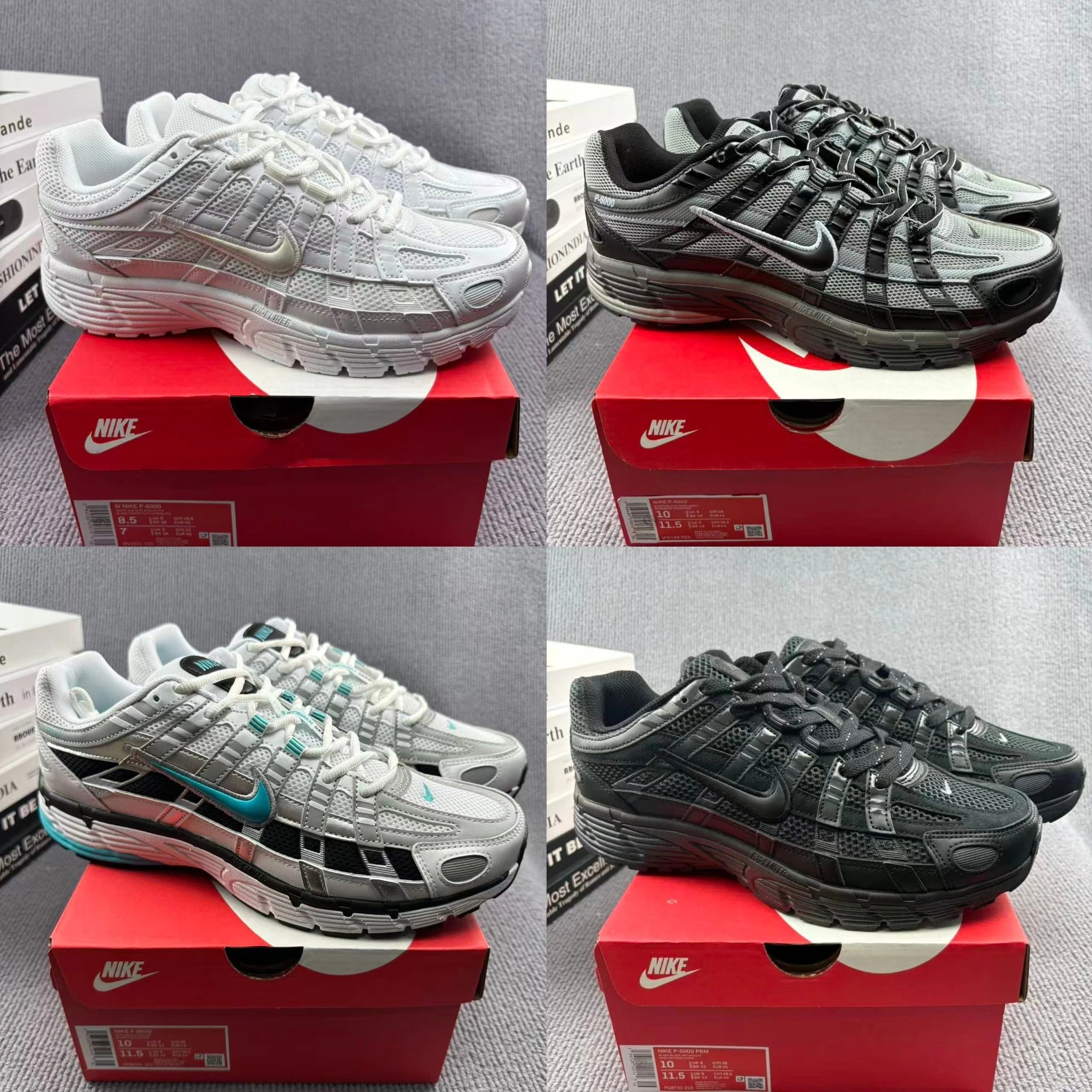 P6000 Initiator Laser Fuchsia 复古科技个性运动老爹鞋CD6404100