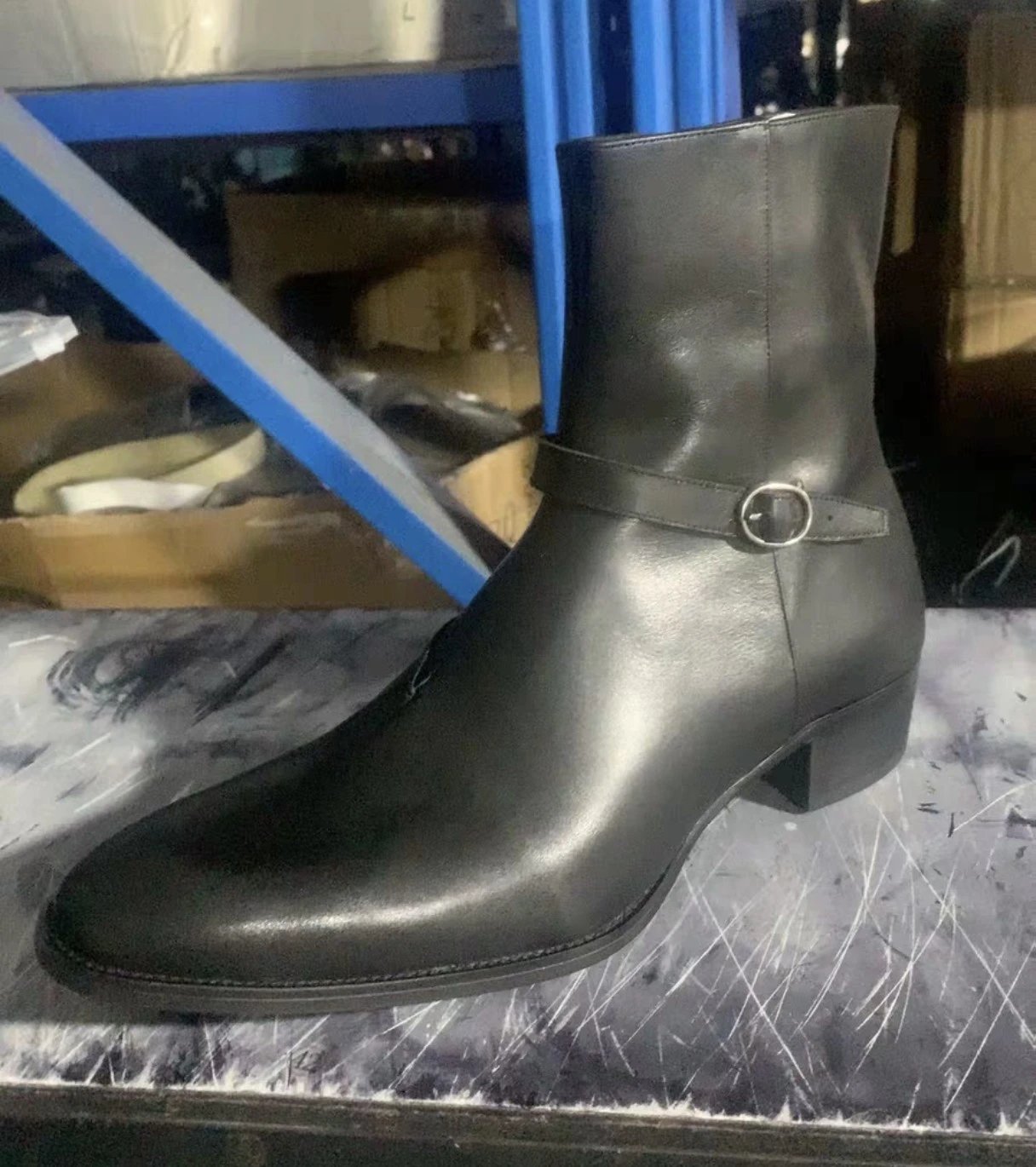 Matte cowhide leather