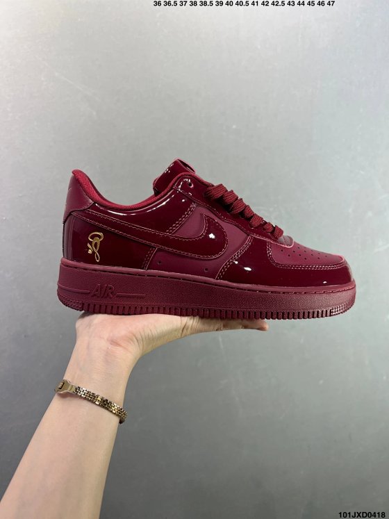 Nike × Central Cee Air Force 1 Low SP UK Exclusive - Red, Comfortable & Versatile, Slip-Resistant & Durable, Low-Top Skate Shoes IO9970-638