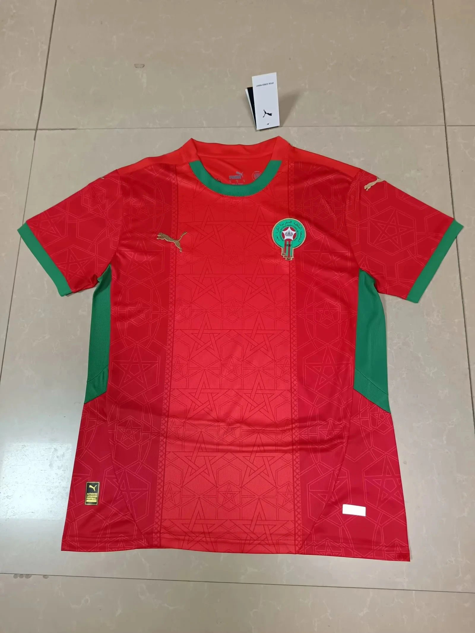 24-25 Morocco home red soccer jersey