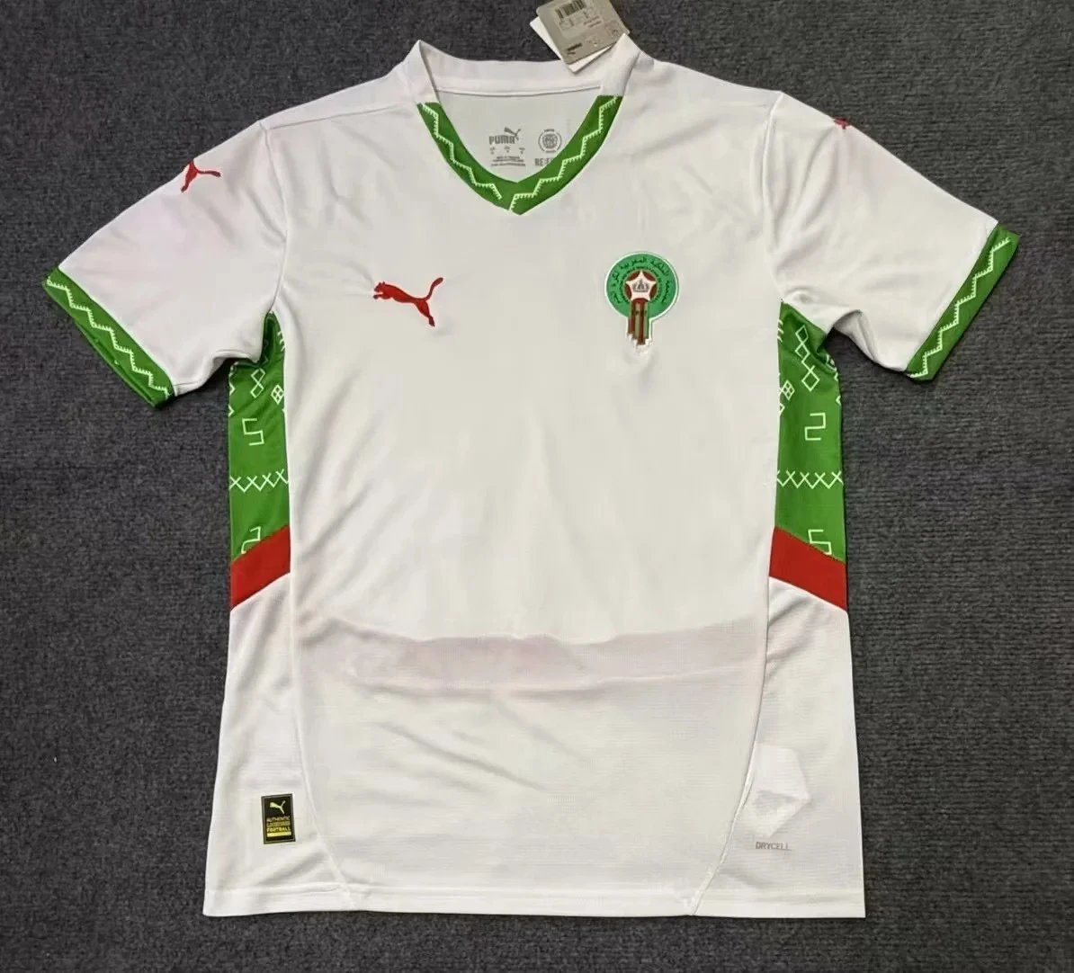24-25 Morocco away white soccer jersey
