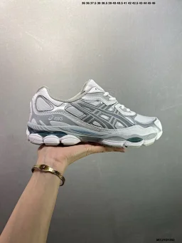 thumbnail for NYC Series Comfortable and Versatile Shock Absorption and Breathable Low Top Casual Shoes Men's and Women's White Grey 1203A280-100 36-46