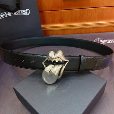 Chrome Hearts Rolling Stones Buckle Belt