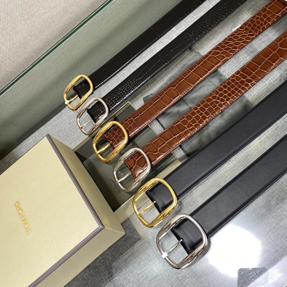 Tom's Needle Buckle Belt 3.8cm Width