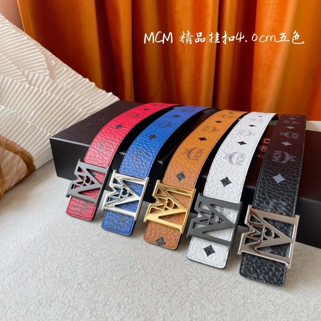 Men's Genuine Leather Dress Belt for Business Casual Wear, 4.0cm Width