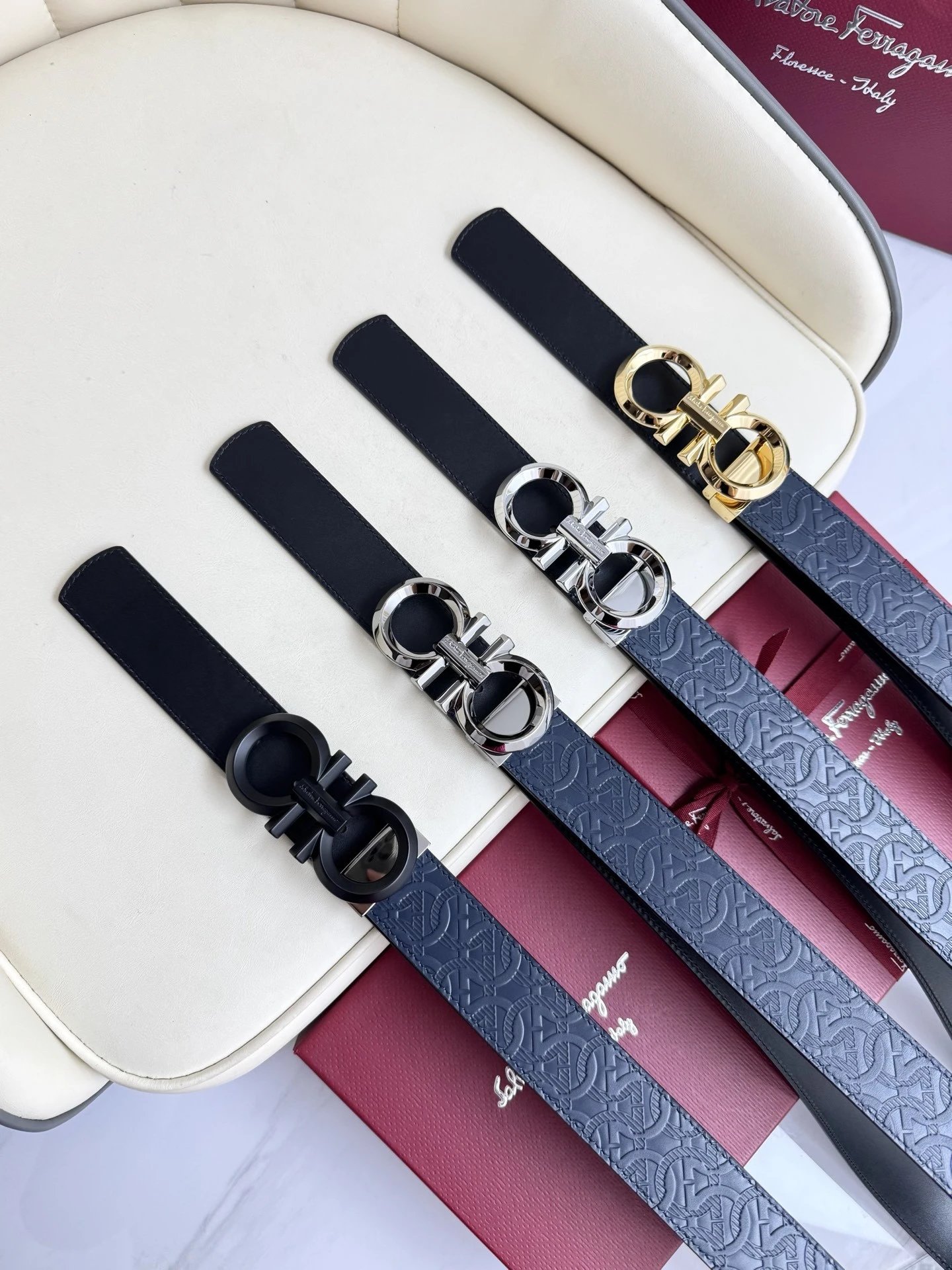 F Men's Belt 3.5cm wide