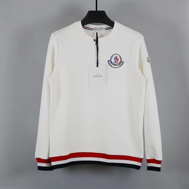 Moncler Hoodies & Sweatshirts Logo Crewneck Sweatshirt product detail image 11