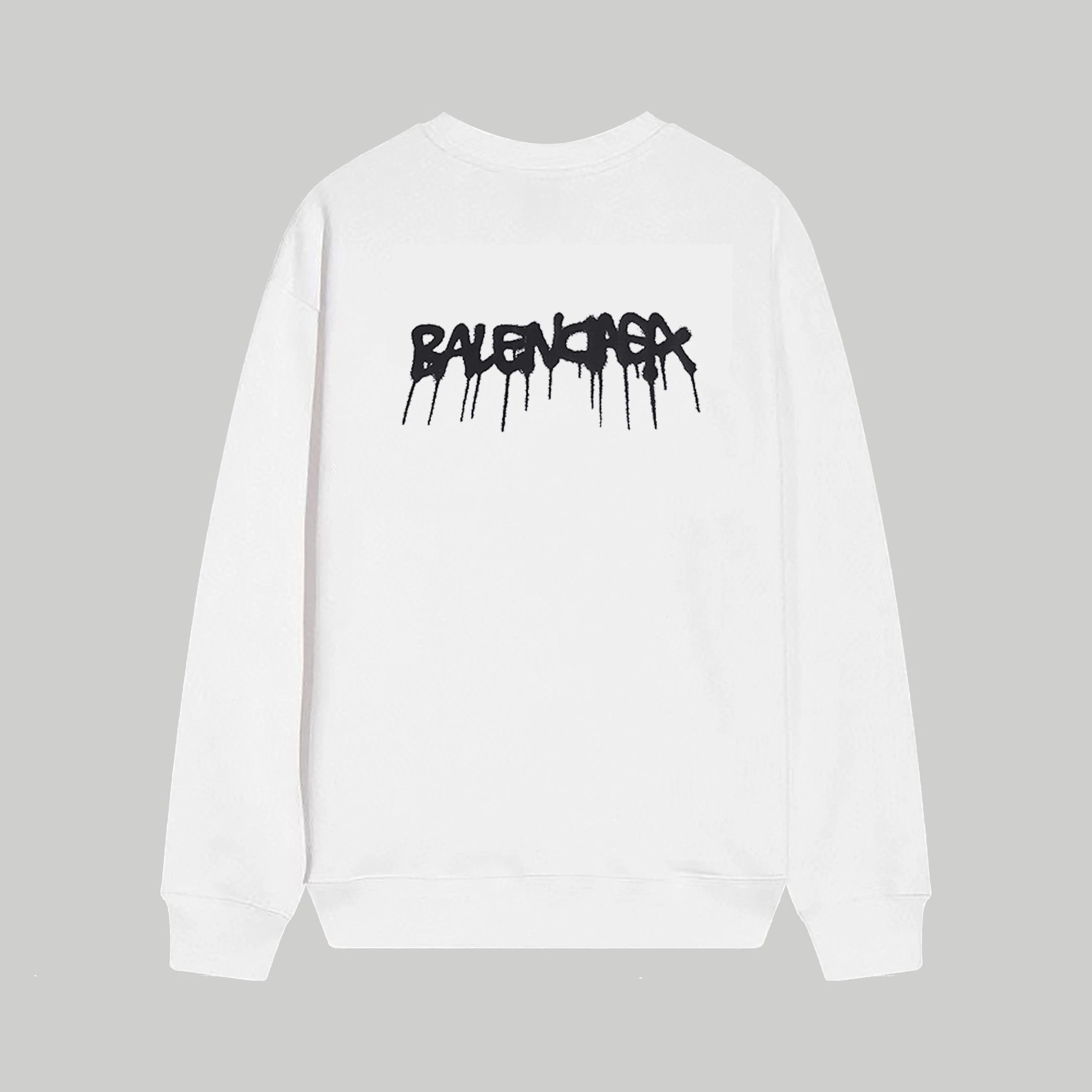 Balenciaga BB Drip Logo Black Hoodie - 15