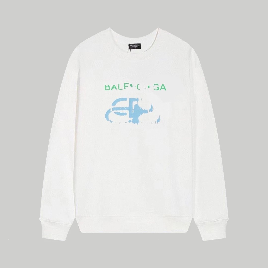 Balenciaga BB Drip Logo Black Hoodie - 14