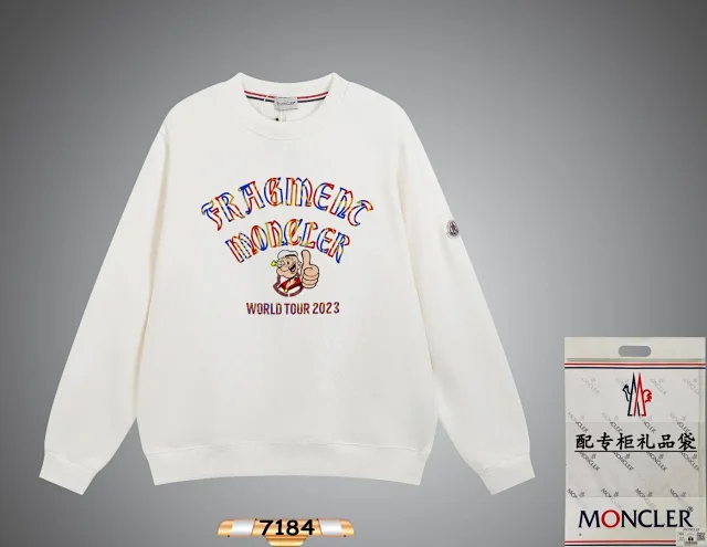 Moncler Hoodies & Sweatshirts Logo Crewneck Sweatshirt product detail image 10