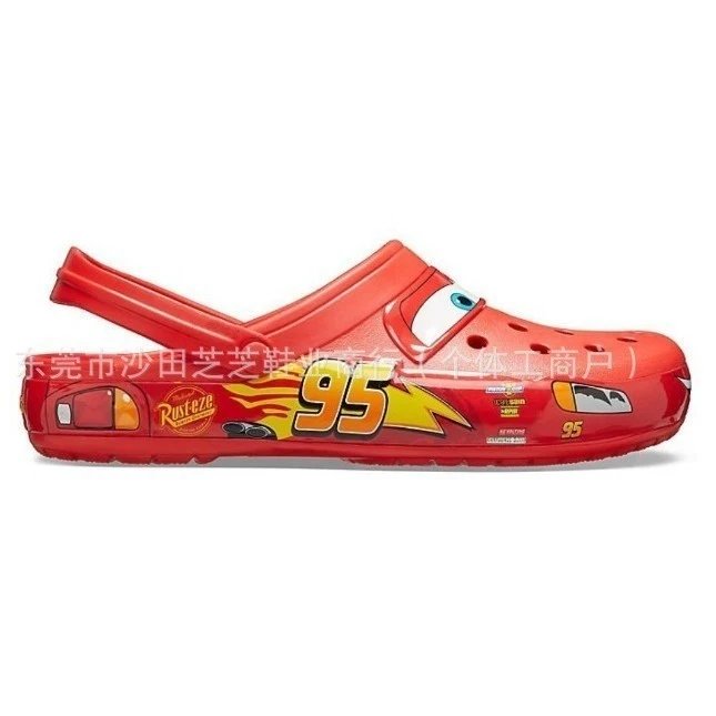 Disney Pixar Cars Lightning McQueen Clog Sandals Blue Red Kids - 2