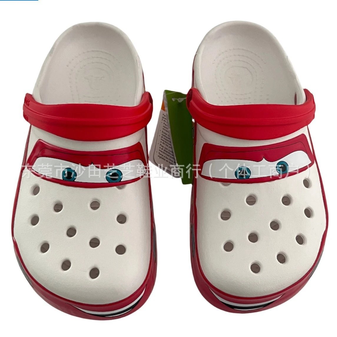 Disney Pixar Cars Lightning McQueen Clog Sandals Blue Red Kids - 9