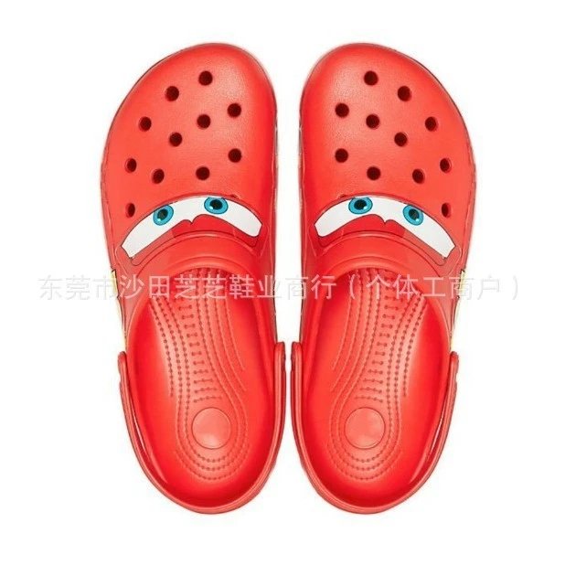 Disney Pixar Cars Lightning McQueen Clog Sandals Blue Red Kids - 8