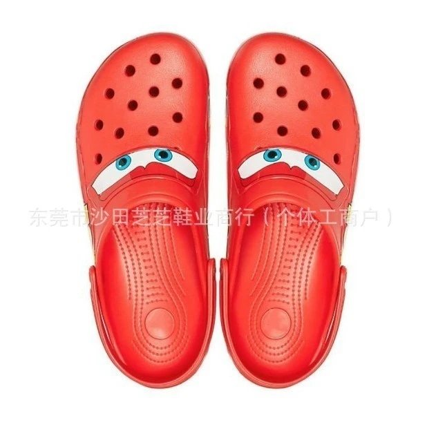 Disney Pixar Cars Lightning McQueen Clog Sandals Blue Red Kids - 4
