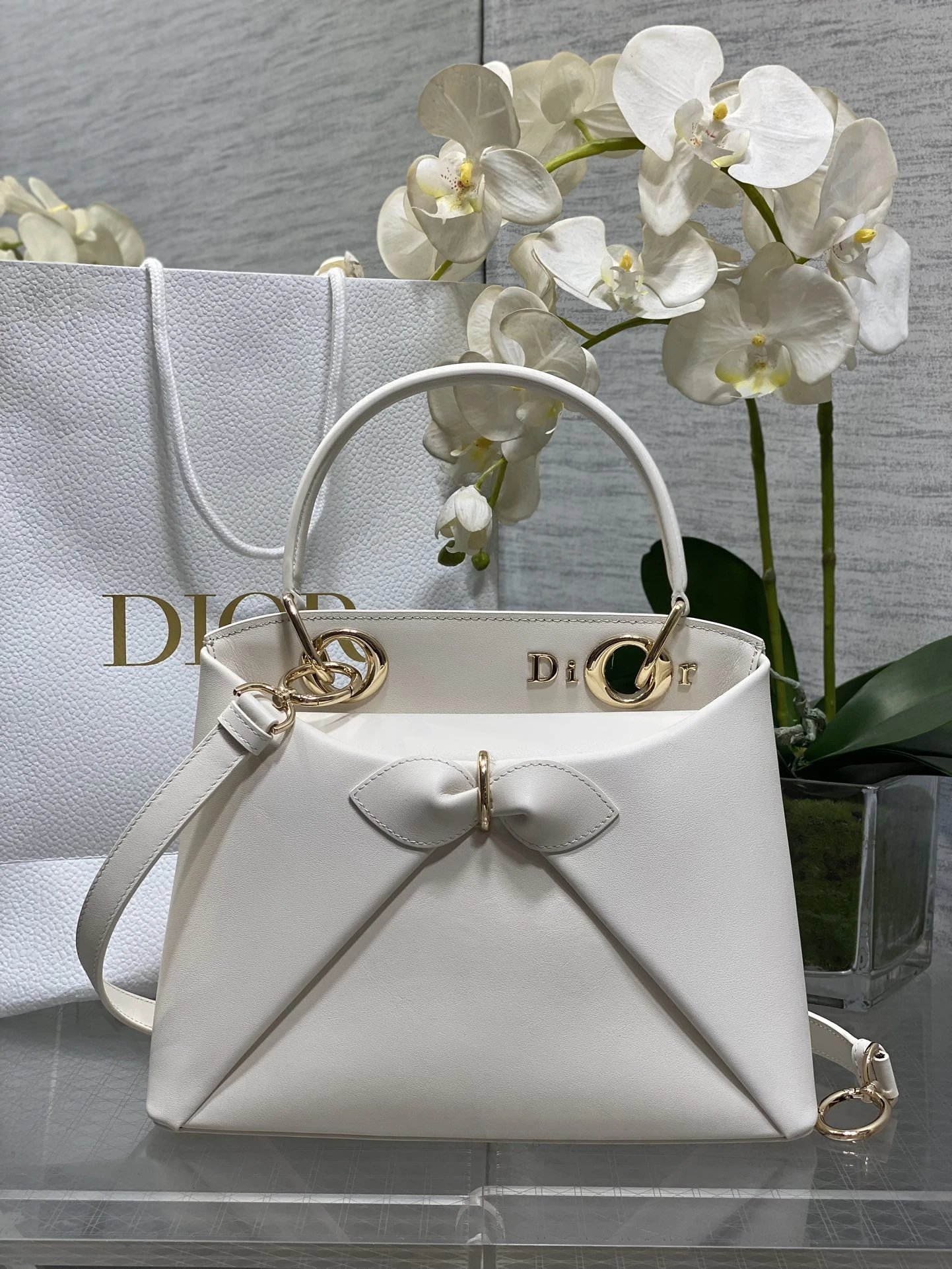 【妮德包包】代购级别最新款Christian Dior2026春季新款系列蝴蝶结原厂皮CD家手提袋迪家手袋单肩包斜挎包腋下包手提包手拿包手拎包女包女士包包
