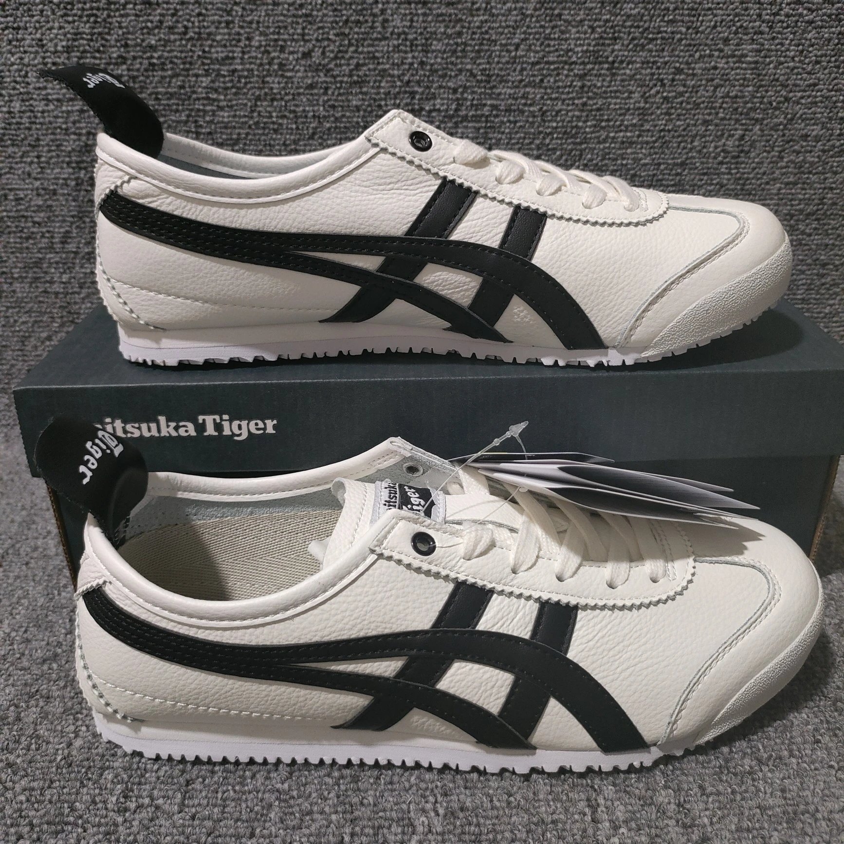 荔枝纹头层 纯原四联吊牌 Asics Onitsuka Tiger M