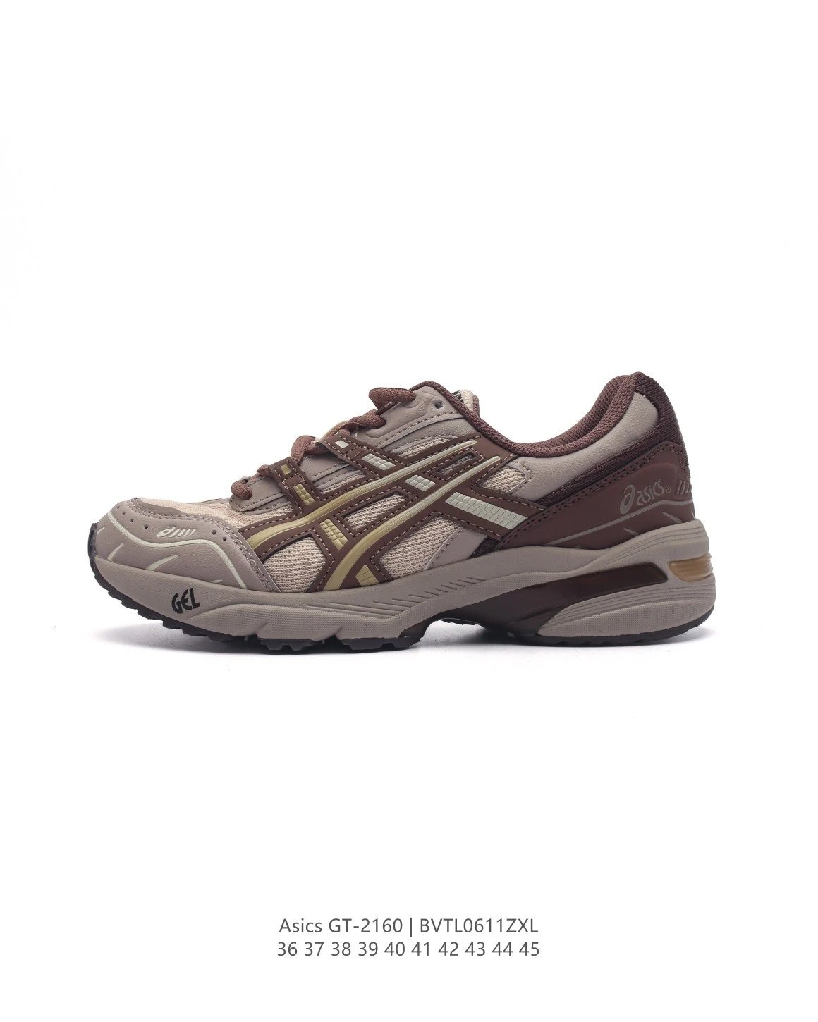 Asics GT-2160 Beige Brown Running Shoes