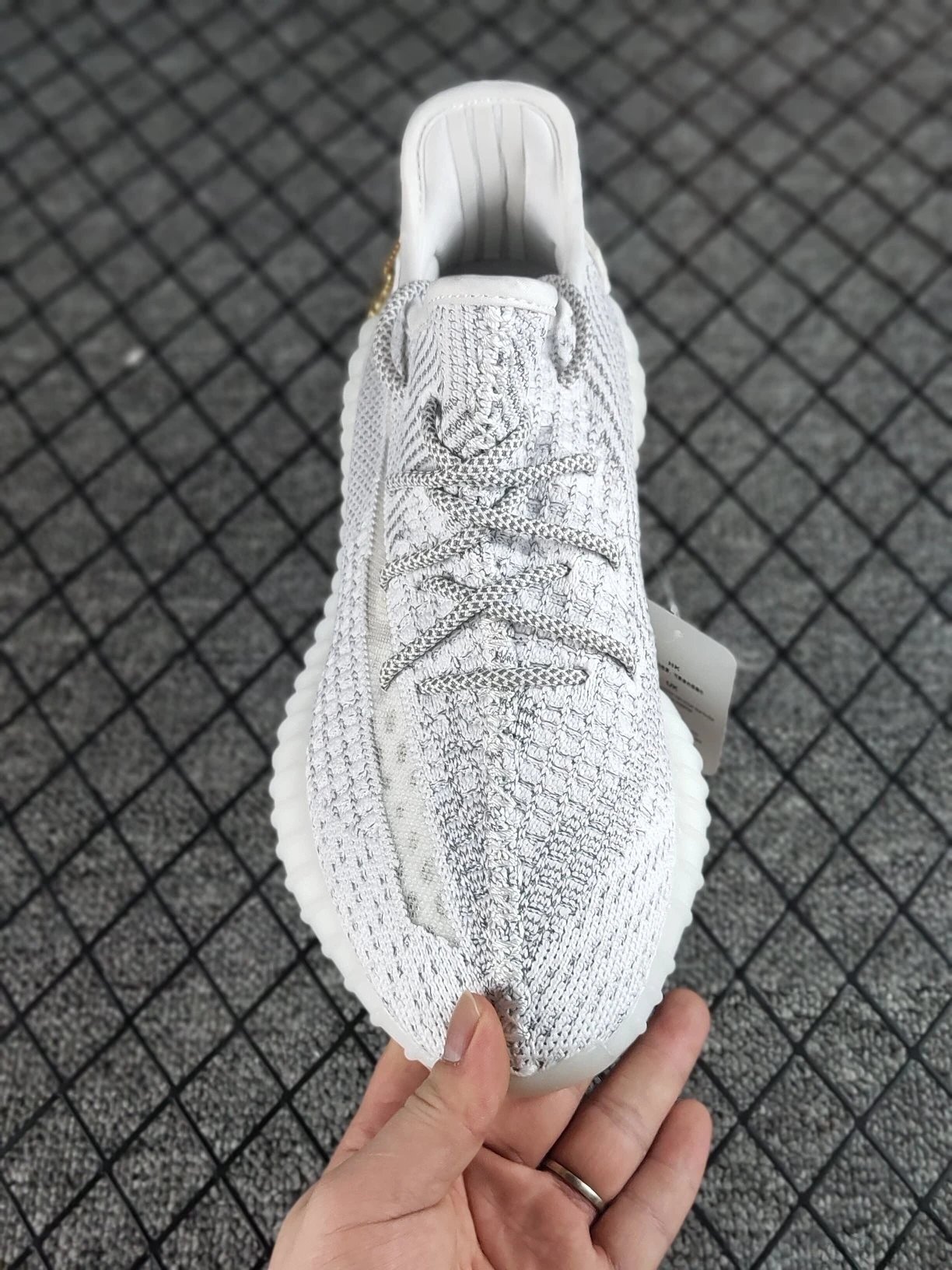 Adidas Yeezy Boost 350 V2 Zebra Glow-in-the-Dark Sneakers - 11