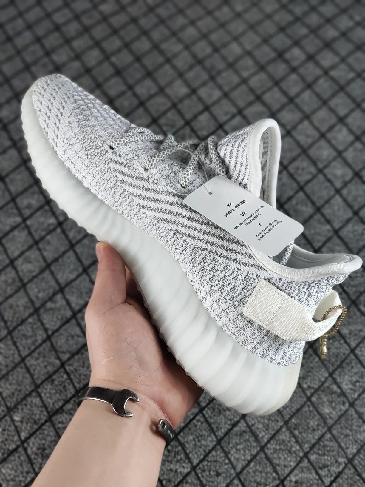 Adidas Yeezy Boost 350 V2 Zebra Glow-in-the-Dark Sneakers - 10