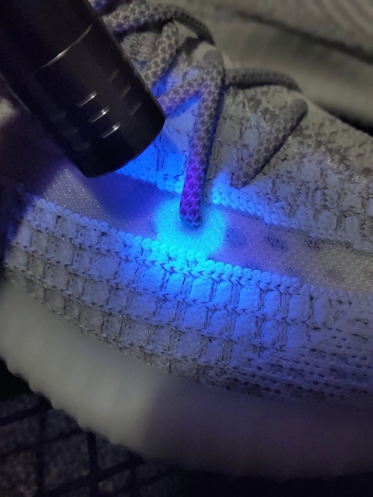 Adidas Yeezy Boost 350 V2 Zebra Glow-in-the-Dark Sneakers - 5