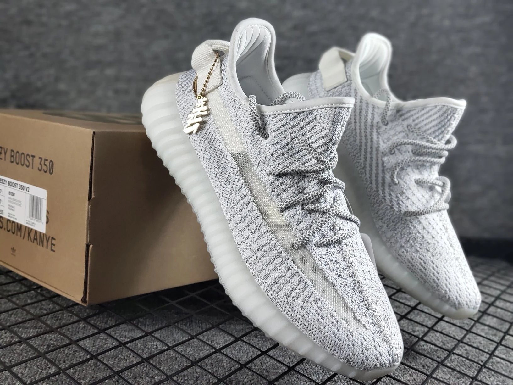 Adidas Yeezy Boost 350 V2 Zebra Glow-in-the-Dark Sneakers - 6