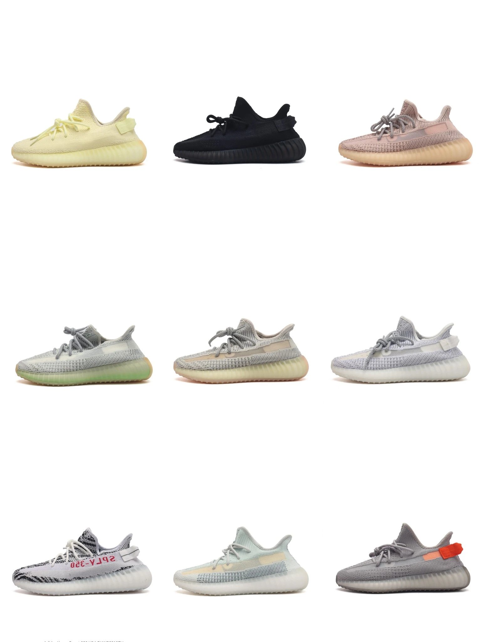 Adidas Yeezy Boost 350 V2 Zebra Glow-in-the-Dark Sneakers - 3